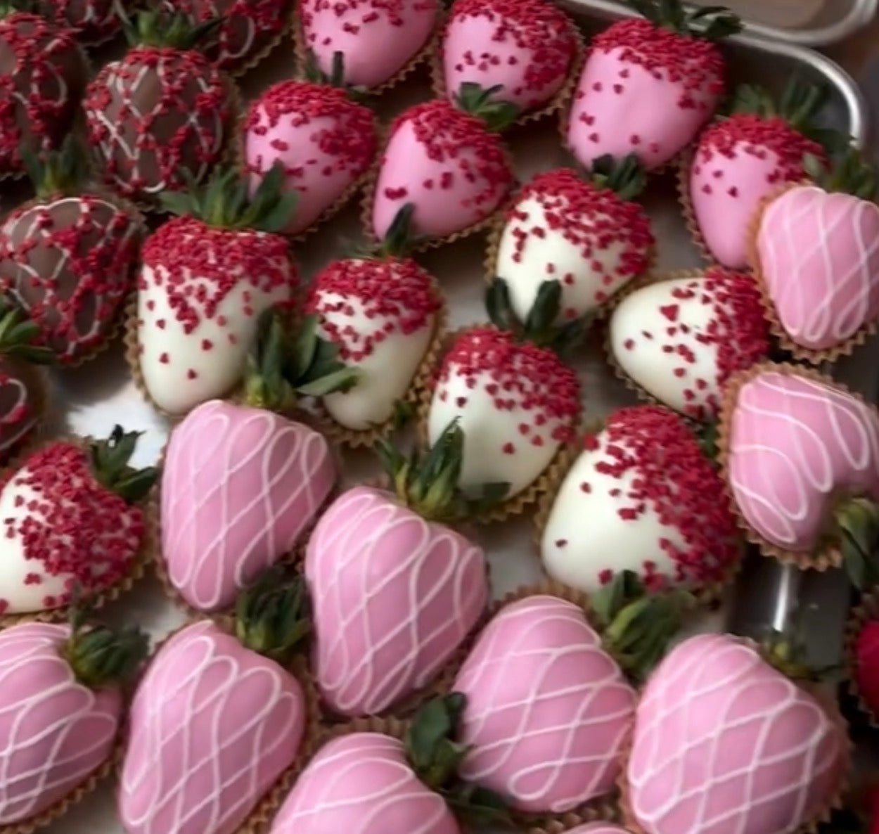 Candy Coated Strawberries