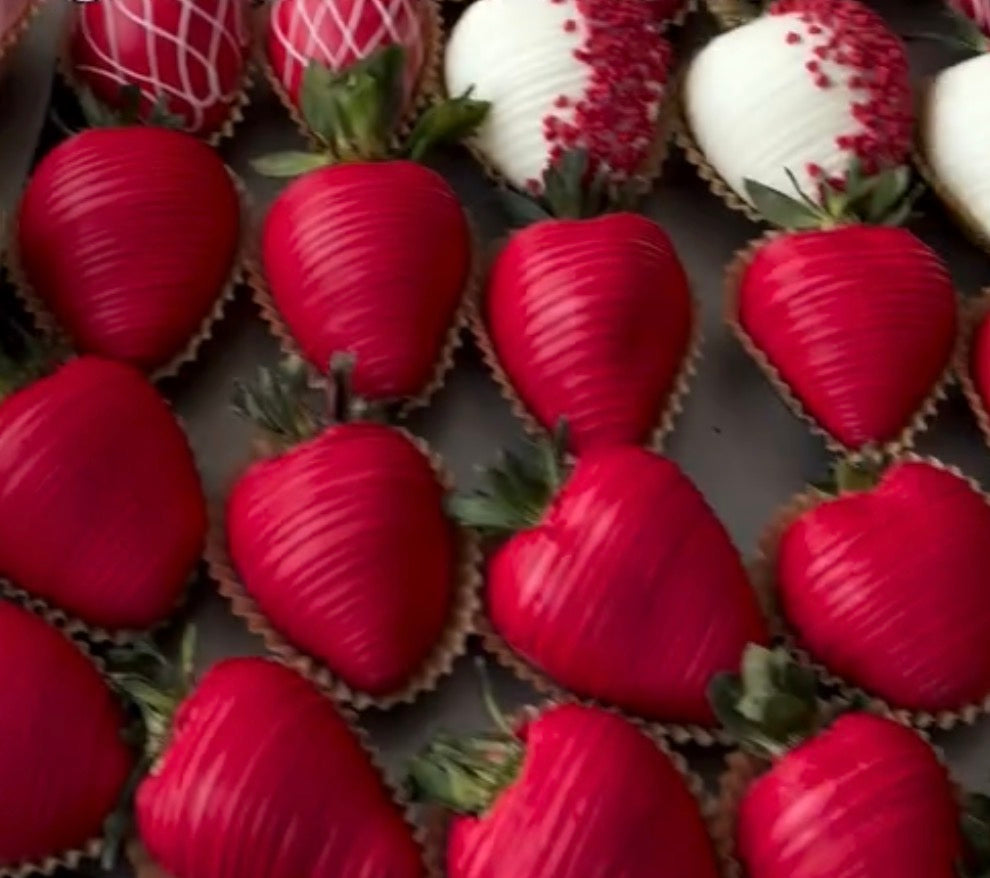 Candy Coated Strawberries