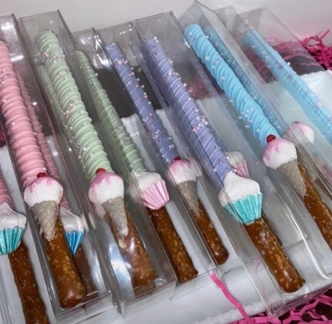 Chocolate Covered Pretzel Sticks