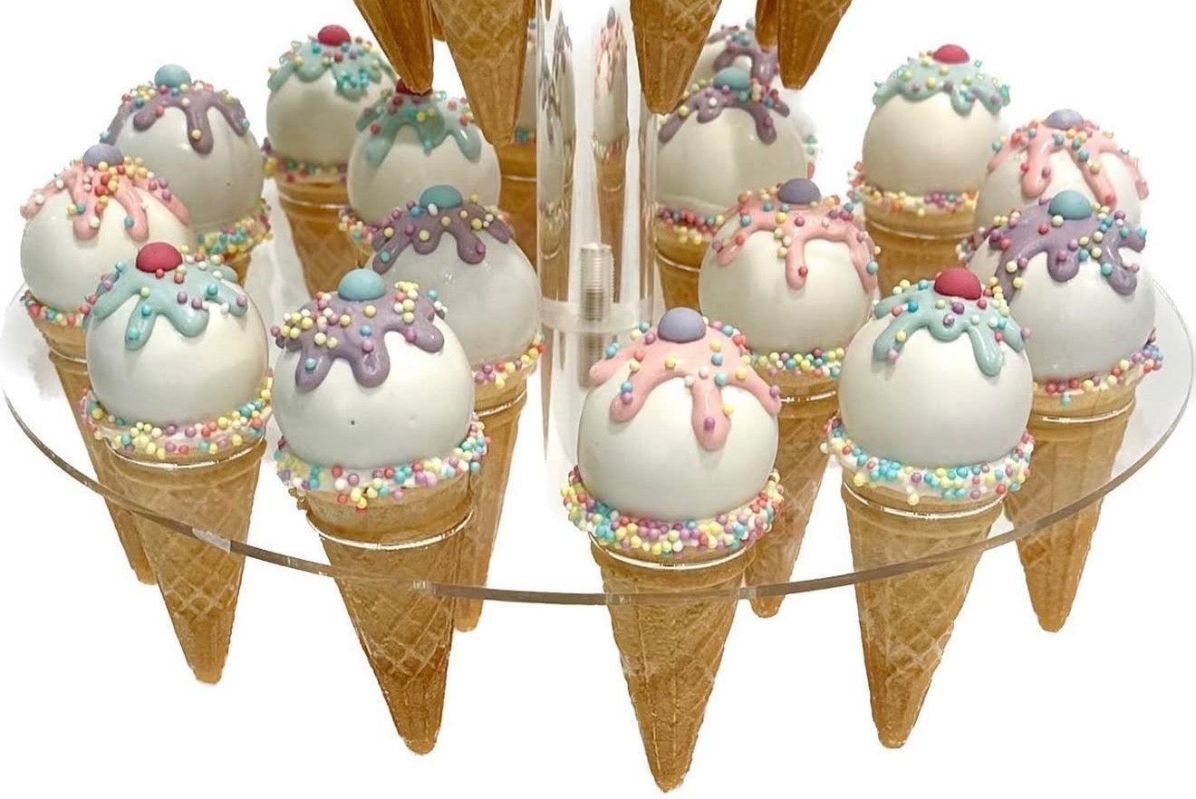 Candy Coated IceCream Cone Pops