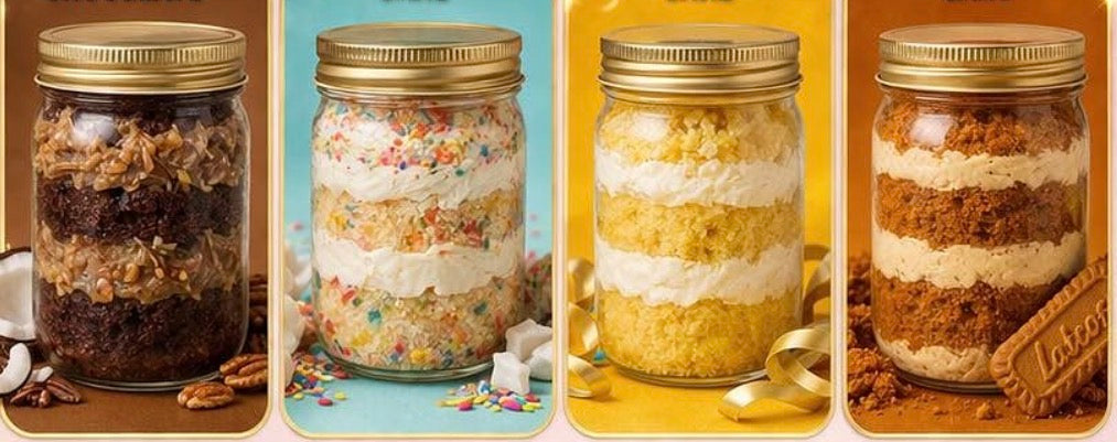 Mini Cake Jars